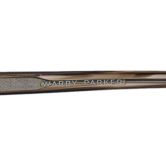 Warby Parker Women's Eyeglass Frames Hughes 207 Tan Crystal 49-19 140 New Demo - Picture 6 of 13